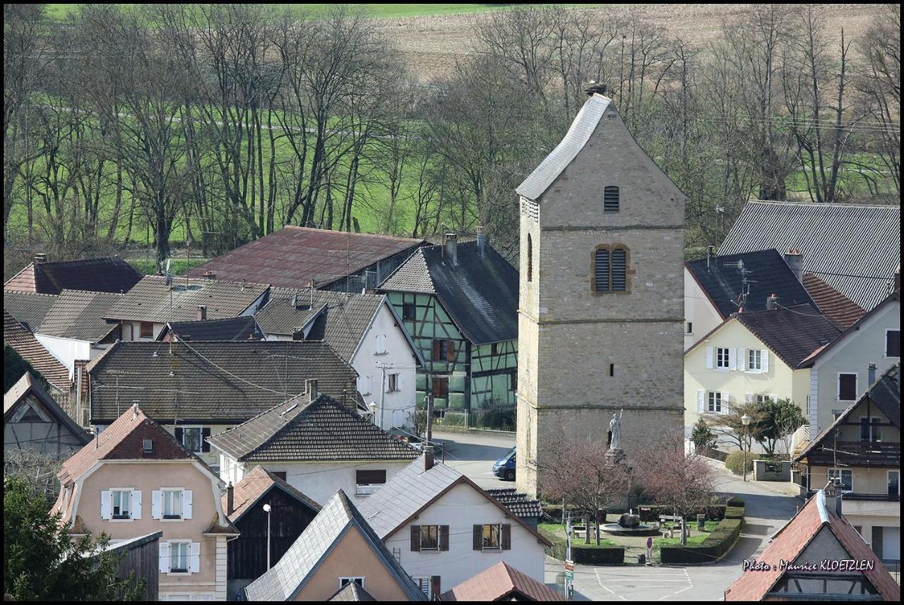 Maison Gite Alsace Illfurth Extérieur photo